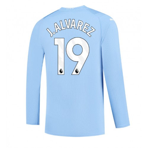 Manchester City Julian Alvarez #19 Domaci Dres 2023-24 Dugi Rukav